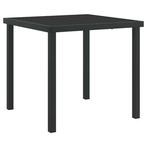 Σέτ φαγητού για κήπο με μαξιλάρι 5 pcs Γκρι συνθετικό ρατάν - Pakobazaar