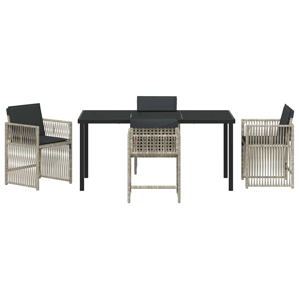 Σέτ φαγητού για κήπο 5 pcs Ανοιχτό γκρι - Pakobazaar