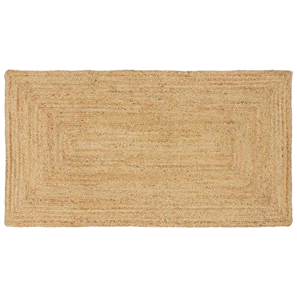 Χαλί Περιοχής Φυσικό 80 x 150 cm Γιούτα - Pakobazaar