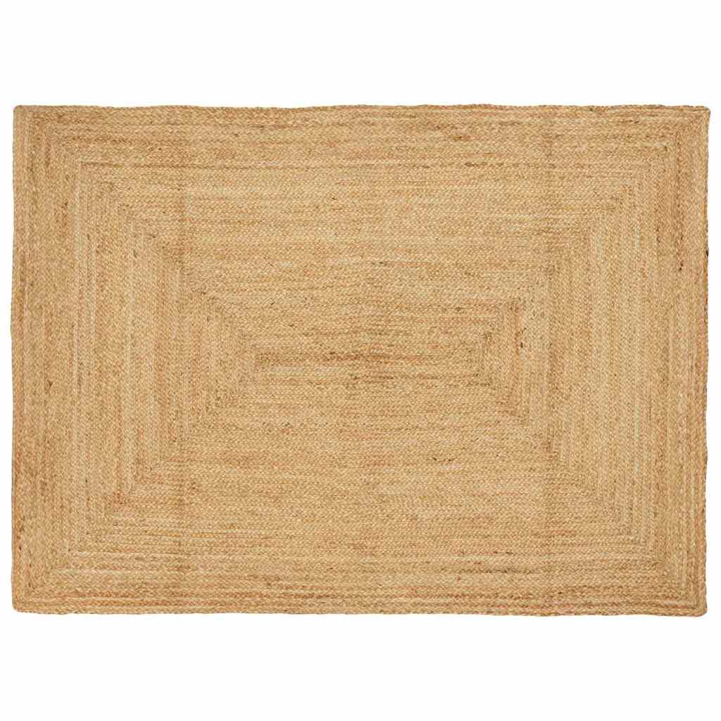 Χαλί Περιοχής Μπεζ 120 x 170 cm Γιούτα - Pakobazaar