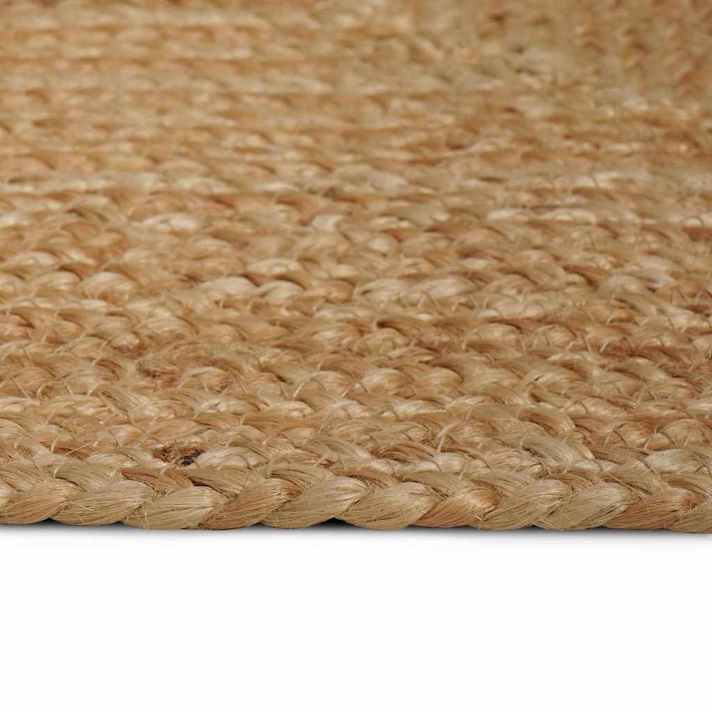 Χαλί Περιοχής Φυσικό 240 x 240 cm Γιούτα - Pakobazaar
