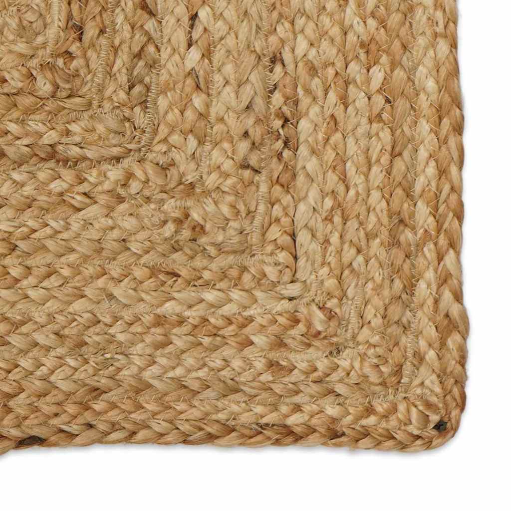 Χαλί Περιοχής Φυσικό 300 x 300 cm Γιούτα