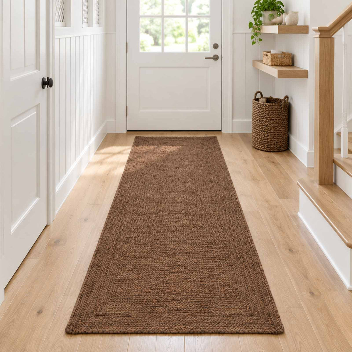 Χαλί Περιοχής Γκρι 80 x 300 cm Γιούτα