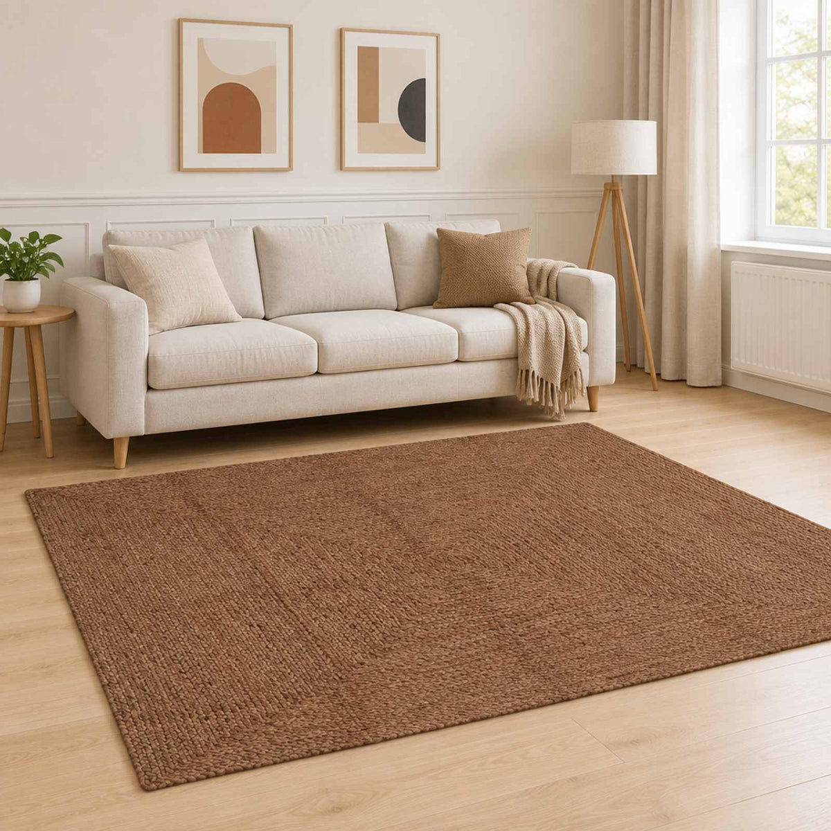 Χαλί Περιοχής Γκρι 160 x 230 cm Γιούτα