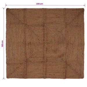 Χαλί Περιοχής Γκρι 160 x 230 cm Γιούτα