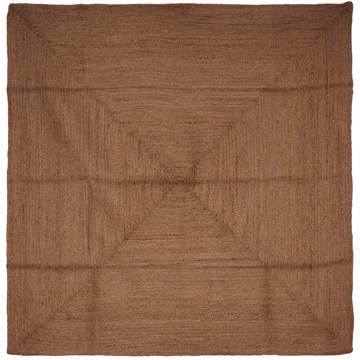 Χαλί Περιοχής Γκρι 240 x 240 cm Γιούτα