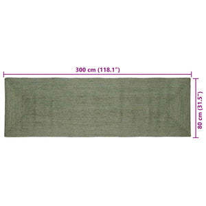 Χαλιά χώρου Ορθογώνιος Λαδί 80 x 300 cm Γιούτα - Pakobazaar