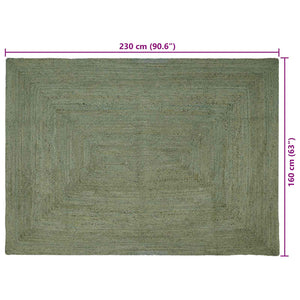 Χαλιά χώρου Ορθογώνιος Λαδί 160 x 230 cm Γιούτα - Pakobazaar