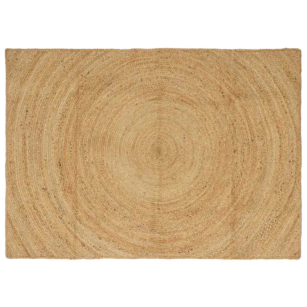 Χαλιά χώρου Ορθογώνιος Καφέ 120 x 170 cm Γιούτα - Pakobazaar