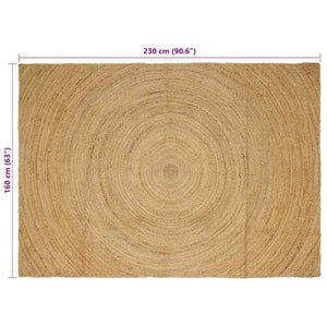 Χαλιά χώρου Ορθογώνιος Καφέ 160 x 230 cm Γιούτα - Pakobazaar