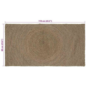 Χαλιά χώρου Γκρι 60 x 110 cm Γιούτα