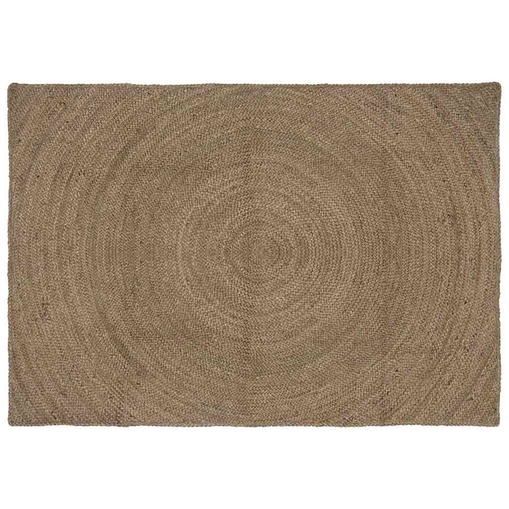 Χαλιά χώρου Ορθογώνιος Γκρι 120 x 170 cm Γιούτα - Pakobazaar