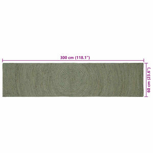Χαλιά χώρου Λαδί 60 x 300 cm Γιούτα - Pakobazaar