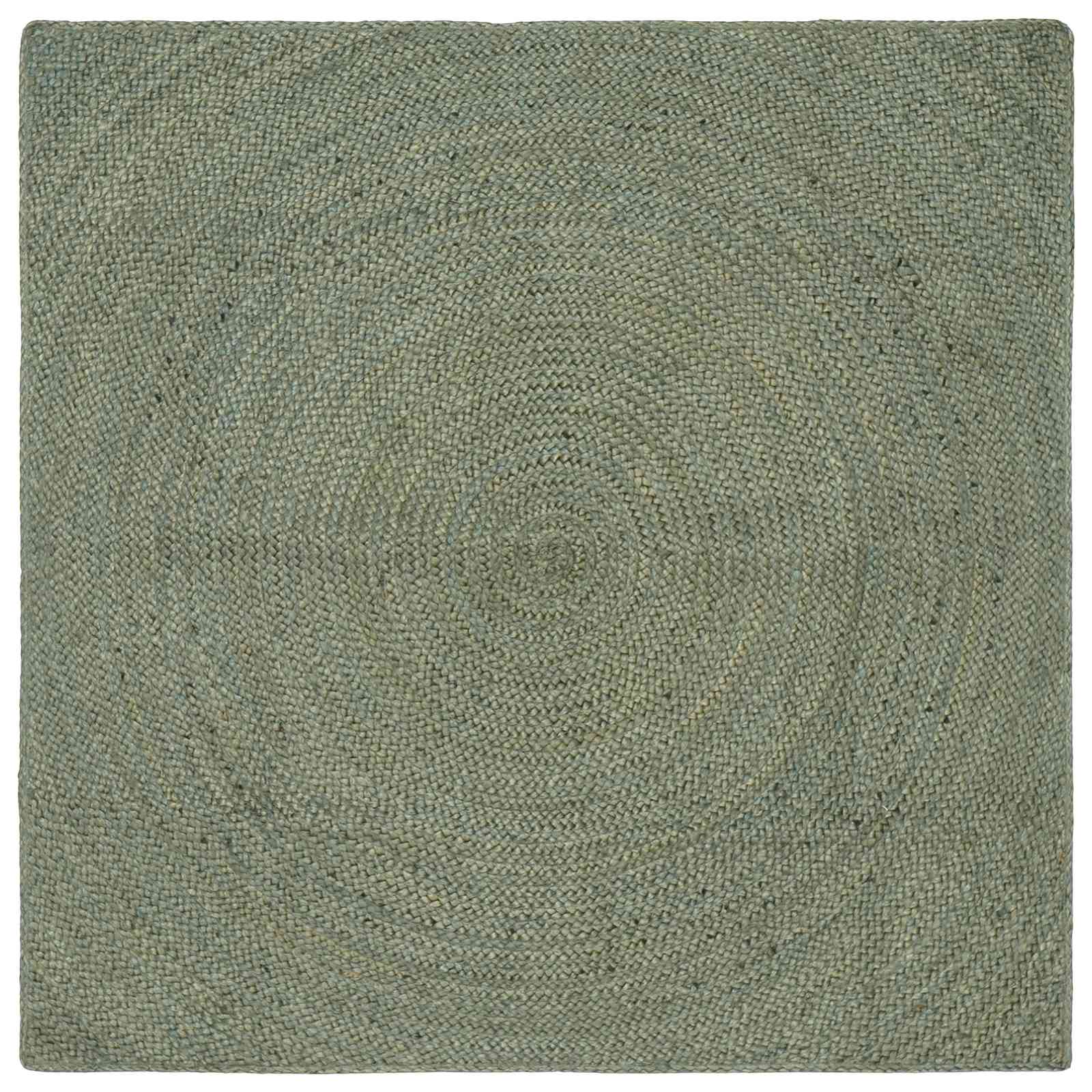 Χαλιά χώρου Λαδί 120 x 120 cm Γιούτα - Pakobazaar