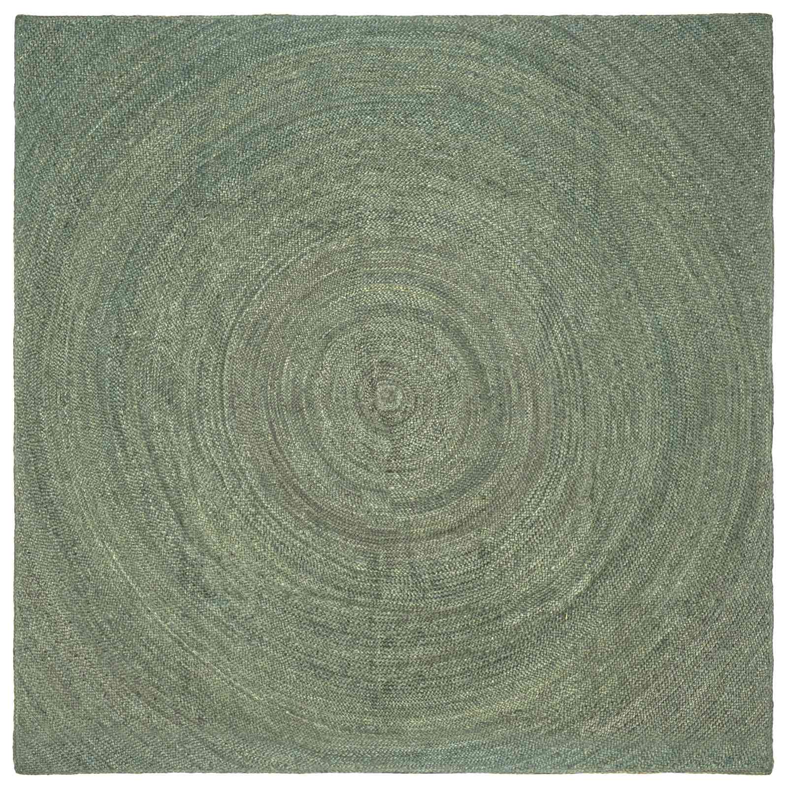 Χαλιά χώρου Λαδί 200 x 200 cm Γιούτα - Pakobazaar