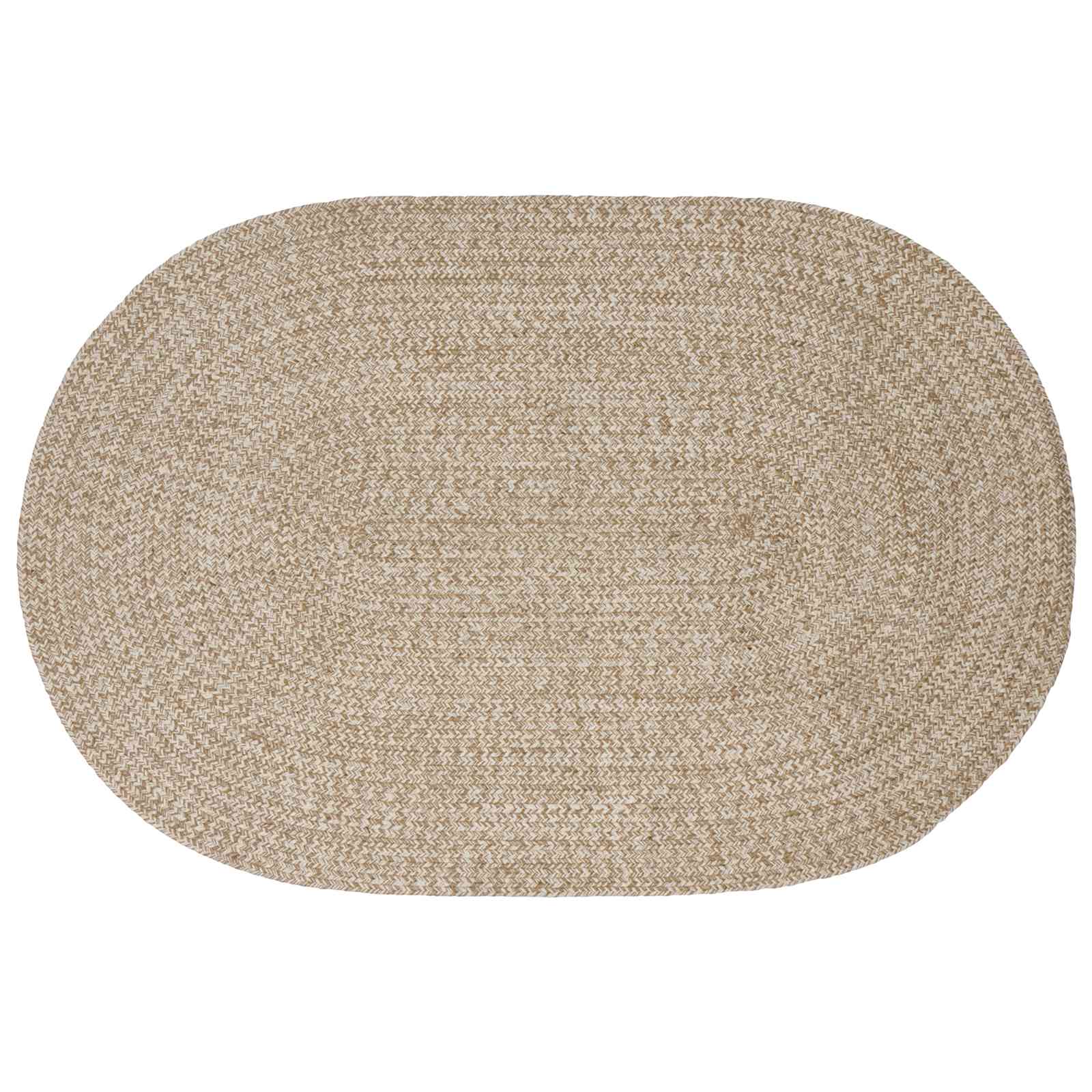 Χαλιά χώρου Λευκό 122 x 183 cm Γιούτα - Pakobazaar