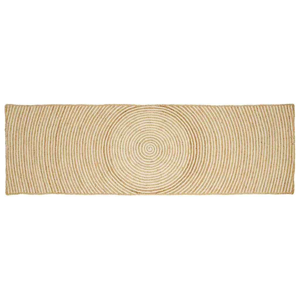 Χαλιά χώρου Λευκό 60 x 200 cm Γιούτα