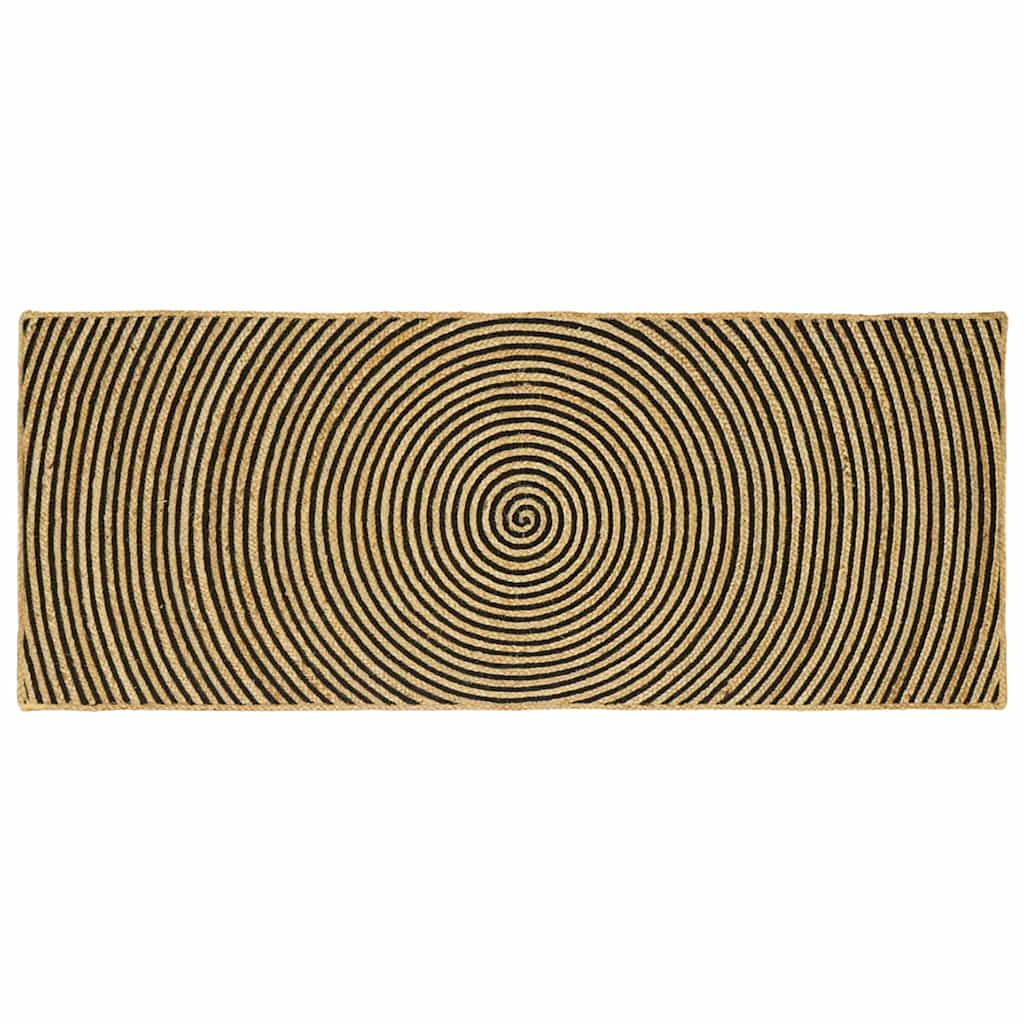 Χαλιά χώρου Μαύρο 80 x 200 cm Γιούτα