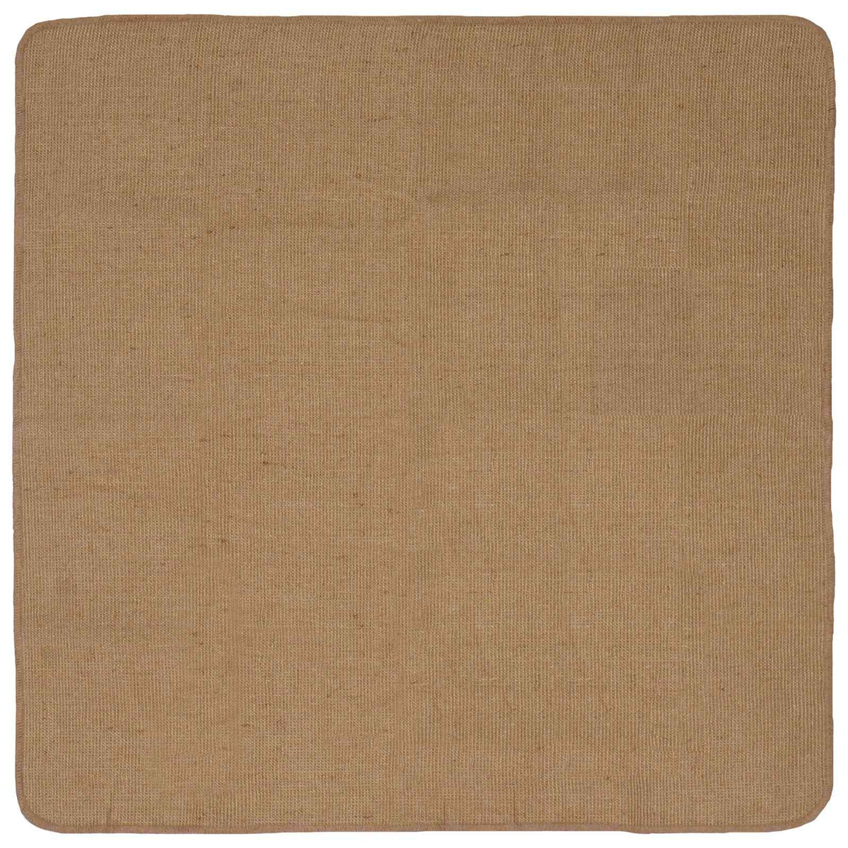 Χαλί Περιοχής Ανοιχτό καφέ 120 x 120 cm Γιούτα - Pakobazaar