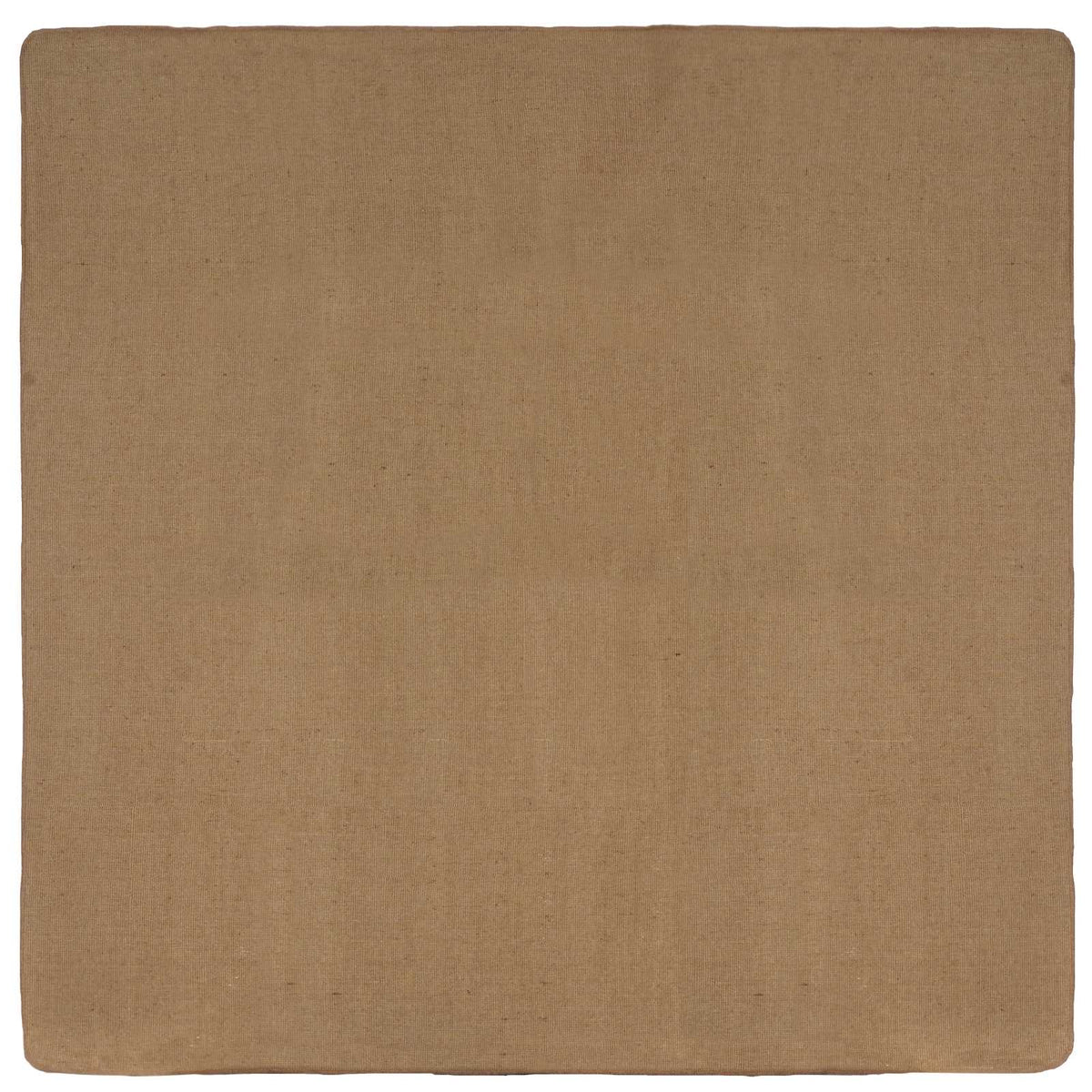 Χαλί Περιοχής Ανοιχτό καφέ 200 x 200 cm Γιούτα - Pakobazaar