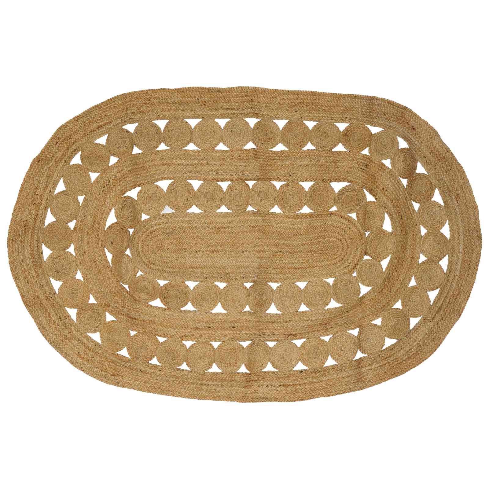 Χαλί Καφέ 205 x 305 εκ Γιούτα - Pakobazaar