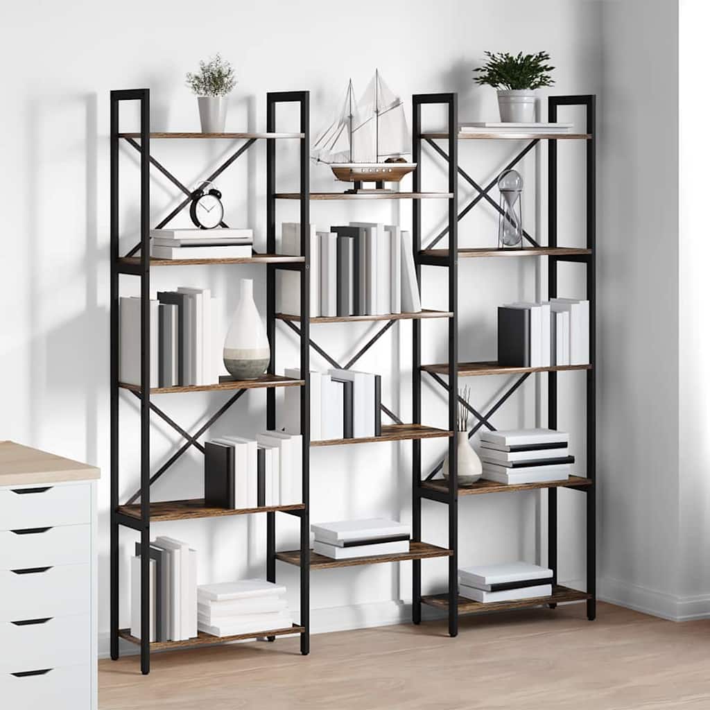 Ράφι Βιβλίων Δρύς Sonoma 156 x 25 x 167 εκ. Επεξεργασμένο ξύλο