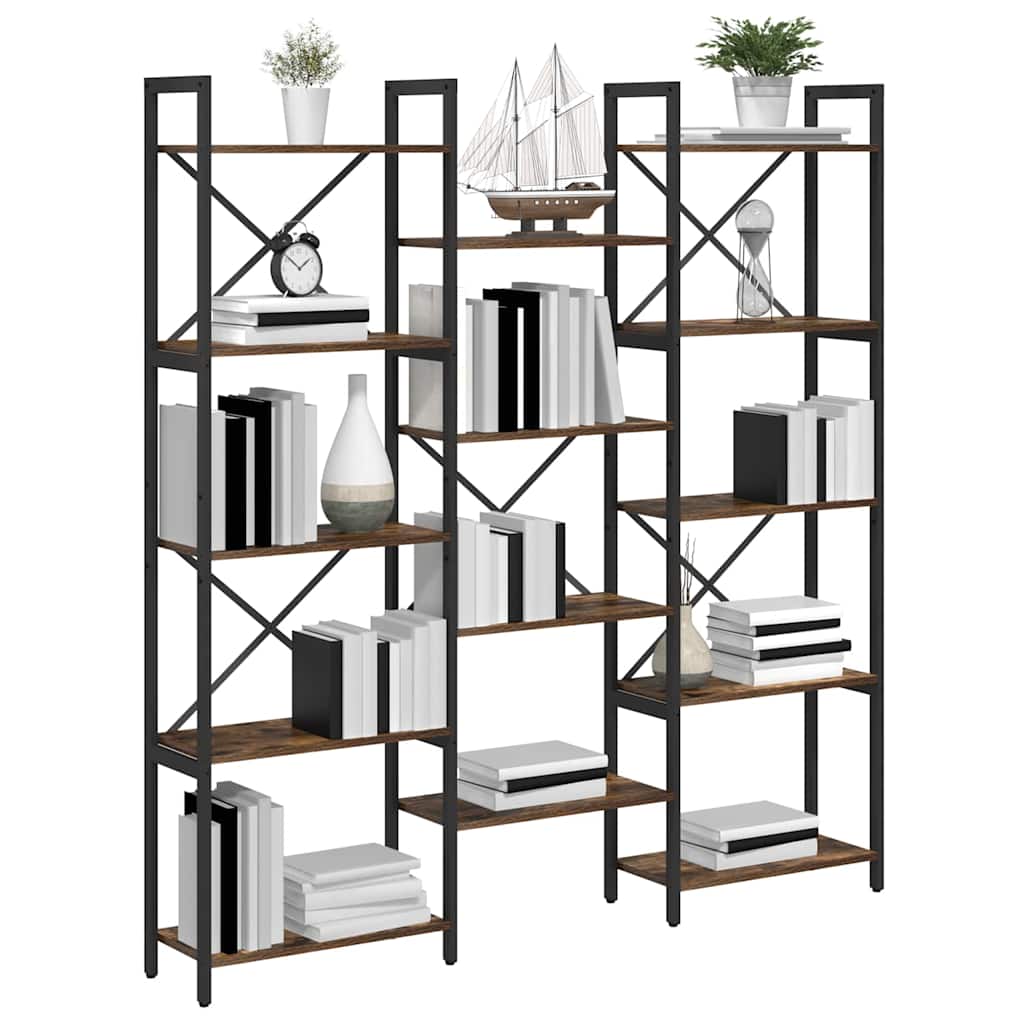 Ράφι Βιβλίων Δρύς Sonoma 156 x 25 x 167 εκ. Επεξεργασμένο ξύλο