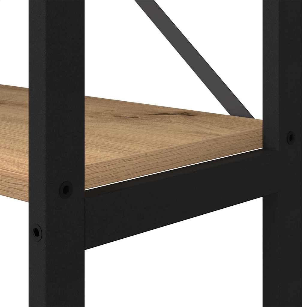 Ράφι Βιβλίων Artisan Oak 156 x 25 x 167 εκ. Επεξεργασμένο ξύλο - Pakobazaar