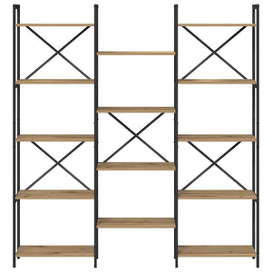 Ράφι Βιβλίων Artisan Oak 156 x 25 x 167 εκ. Επεξεργασμένο ξύλο - Pakobazaar