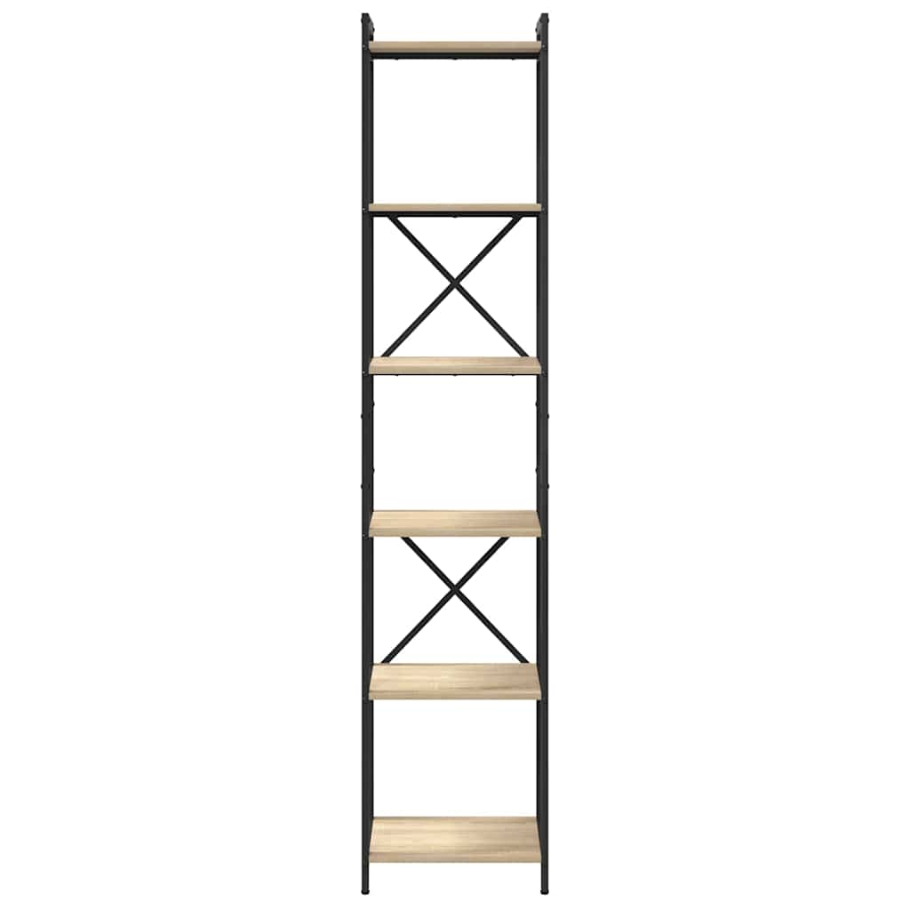 Ράφι Βιβλίων Δρύς Sonoma 40 x 30 x 189,5 εκ Επεξεργασμένο ξύλο - Pakobazaar