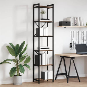 Ράφι Βιβλίων Καπνιστό Δρύς 40 x 30 x 189,5 εκ - Pakobazaar