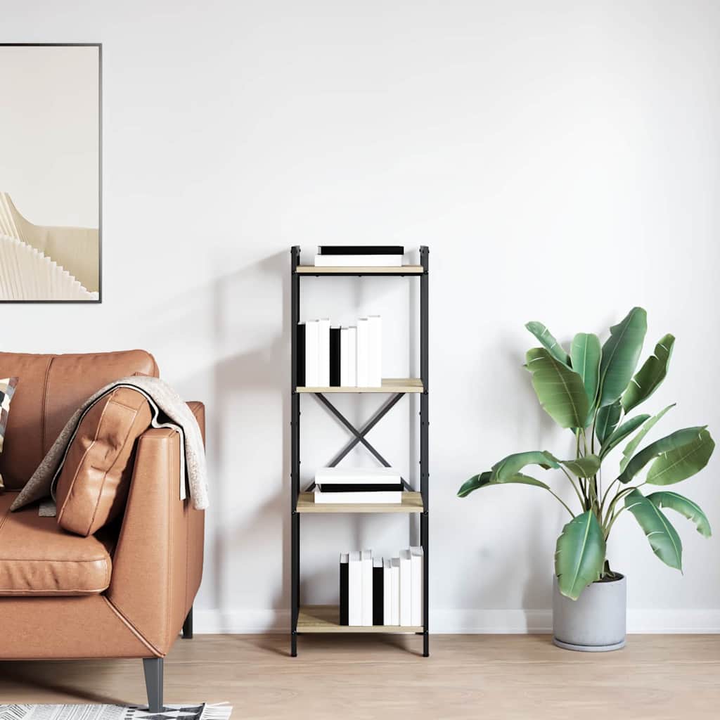 Ράφι Βιβλίων Δρύς Sonoma 40 x 30 x 119 εκ Επεξεργασμένο ξύλο