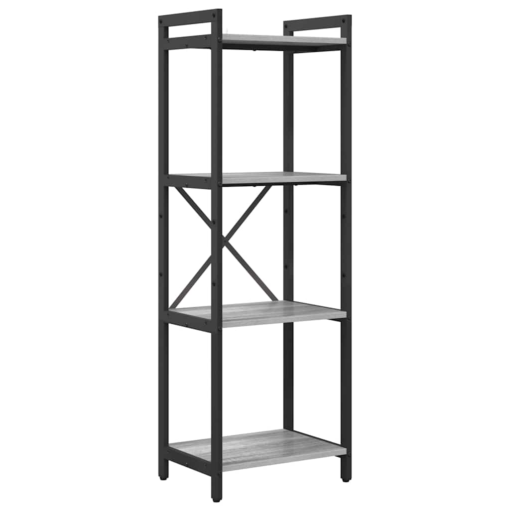 Ράφι Βιβλίων Γκρι sonoma 40 x 30 x 119 εκ Επεξεργασμένο ξύλο