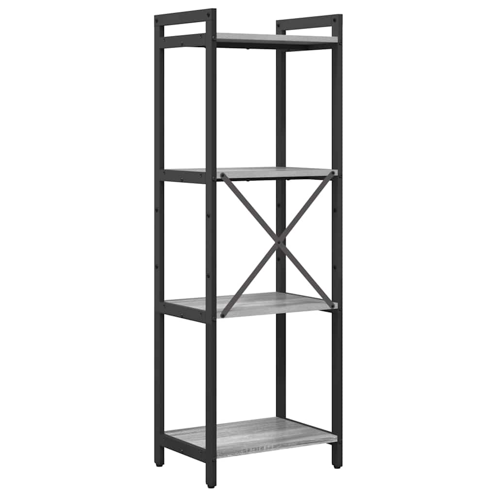 Ράφι Βιβλίων Γκρι sonoma 40 x 30 x 119 εκ Επεξεργασμένο ξύλο