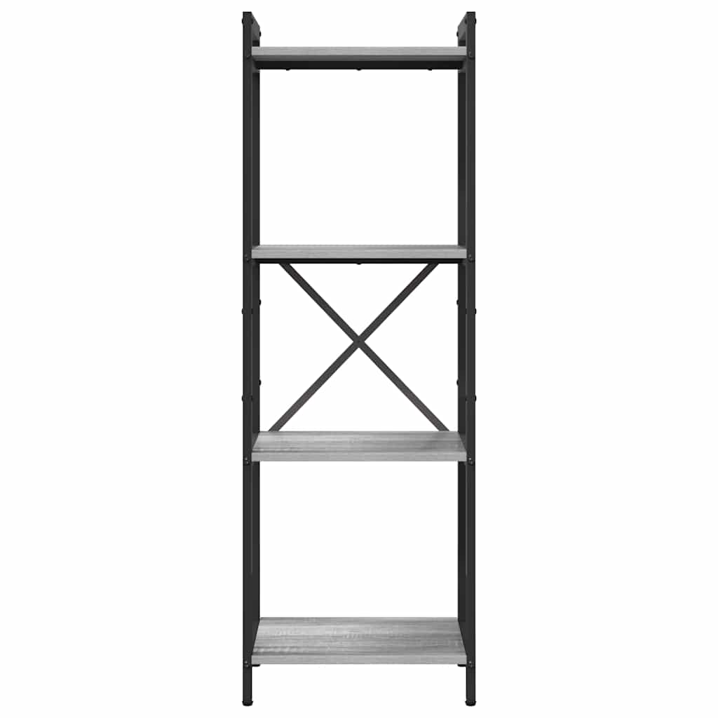 Ράφι Βιβλίων Γκρι sonoma 40 x 30 x 119 εκ Επεξεργασμένο ξύλο