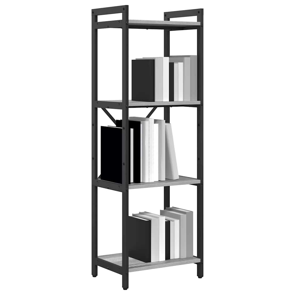 Ράφι Βιβλίων Γκρι sonoma 40 x 30 x 119 εκ Επεξεργασμένο ξύλο