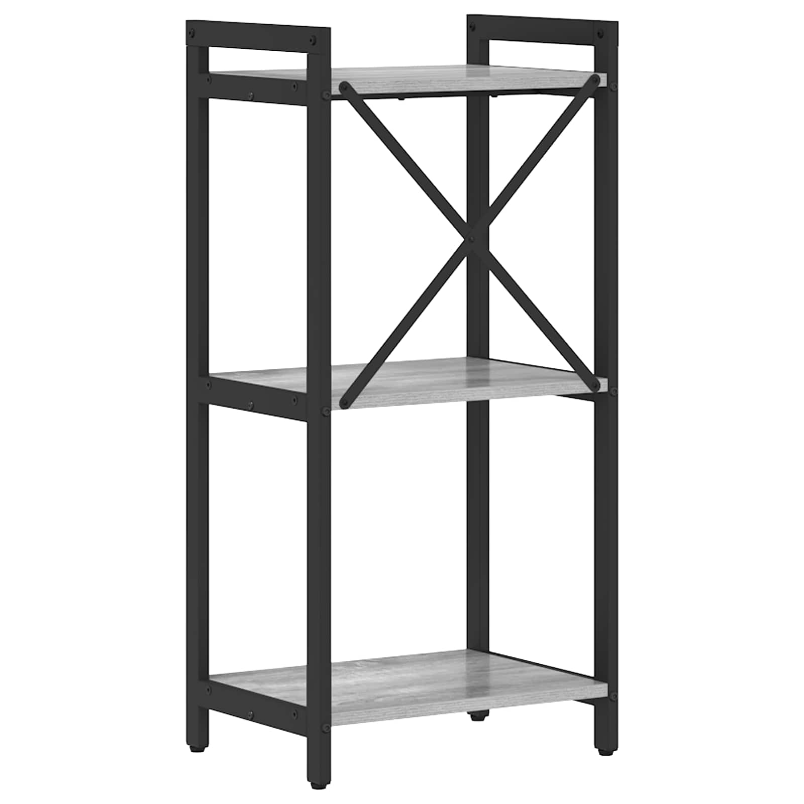 Ράφι Βιβλίων Γκρι sonoma 40 x 30 x 85 εκ Επεξεργασμένο ξύλο - Pakobazaar