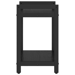 Ράφι Βιβλίων 40 x 30 x 50 cm Επεξεργασμένο Ξύλο Μαύρη Οξυά