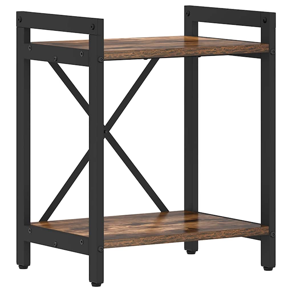 Ράφι Βιβλίων Καπνιστό Δρύς 40 x 30 x 50 cm Επεξεργασμένο ξύλο