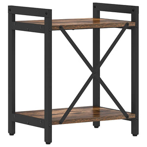Ράφι Βιβλίων 40 x 30 x 50 cm Επεξεργασμένο Ξύλο Καπνιστό Δρύς
