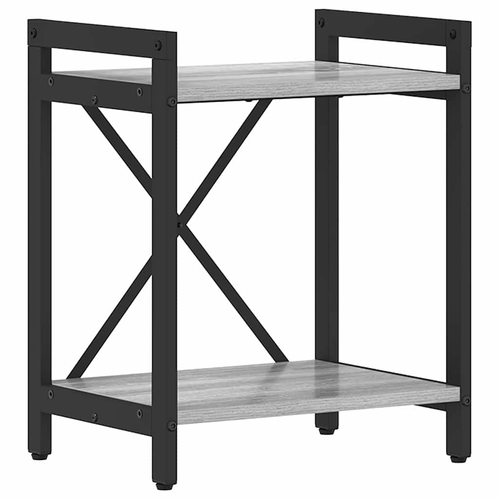 Ράφι Βιβλίων Γκρι sonoma 40 x 30 x 50 cm Επεξεργασμένο ξύλο