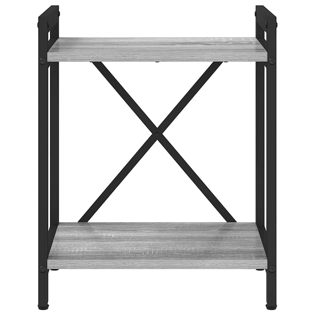 Ράφι Βιβλίων Γκρι sonoma 40 x 30 x 50 cm Επεξεργασμένο ξύλο