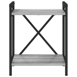 Ράφι Βιβλίων 40 x 30 x 50 cm Επεξεργασμένο Ξύλο Γκρι sonoma