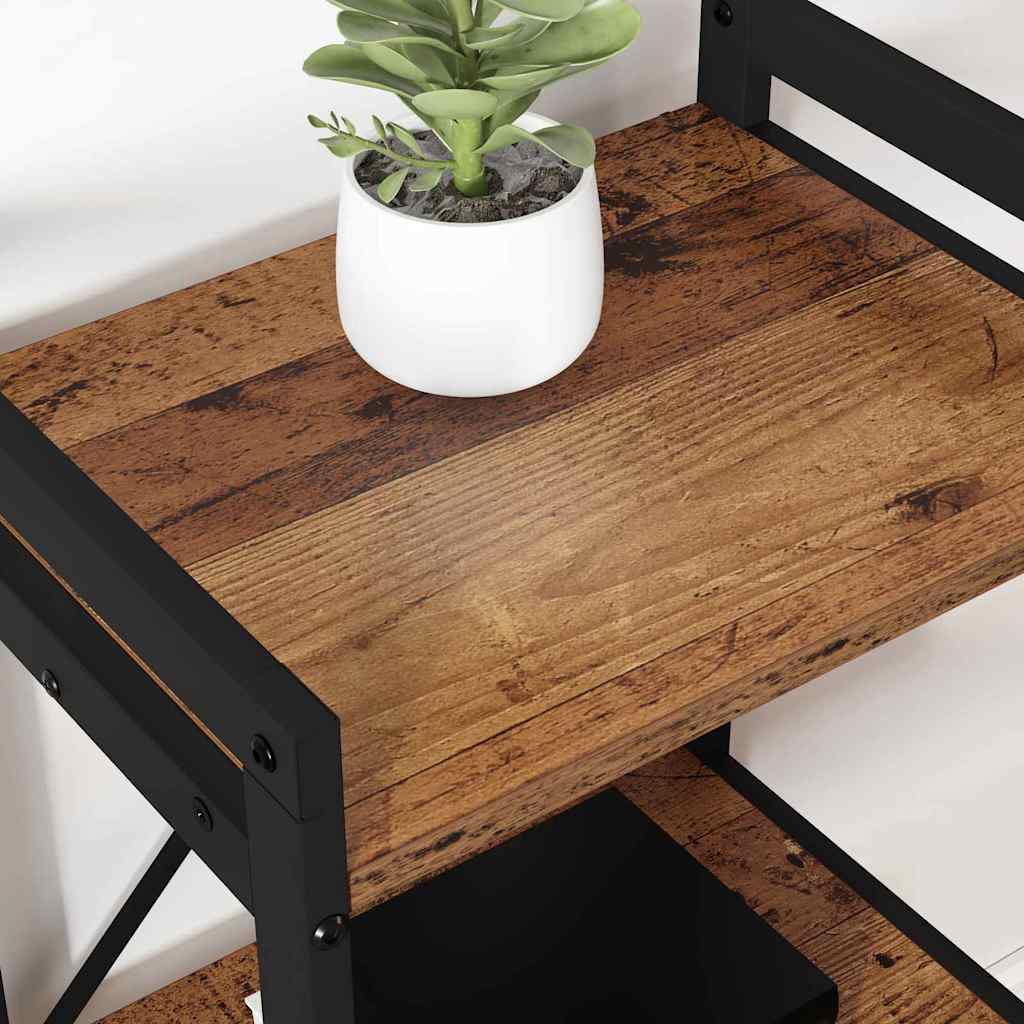 Ράφι Βιβλίων Παλαιό ξύλο 40 x 30 x 50 cm Επεξεργασμένο ξύλο