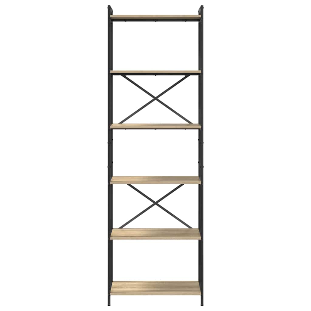 Ράφι Βιβλίων Δρύς Sonoma 40 x 30 x 85 εκ Επεξεργασμένο ξύλο - Pakobazaar