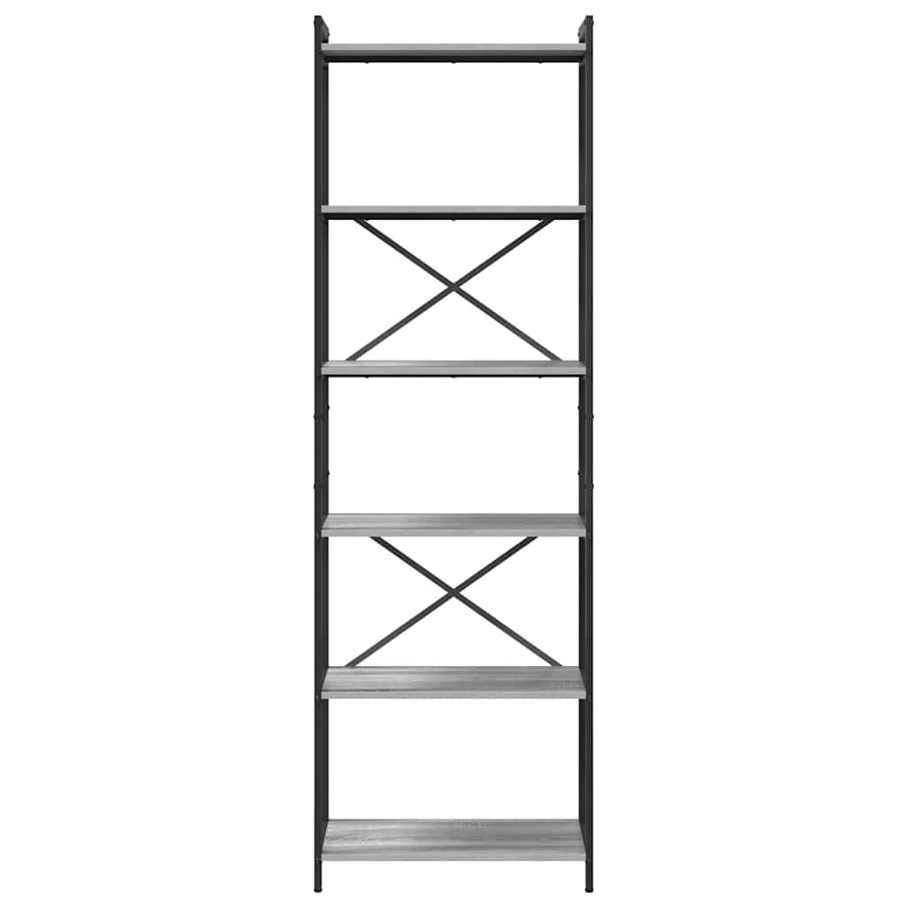 Ράφι Βιβλίων Γκρι sonoma 40 x 30 x 85 εκ Επεξεργασμένο ξύλο - Pakobazaar