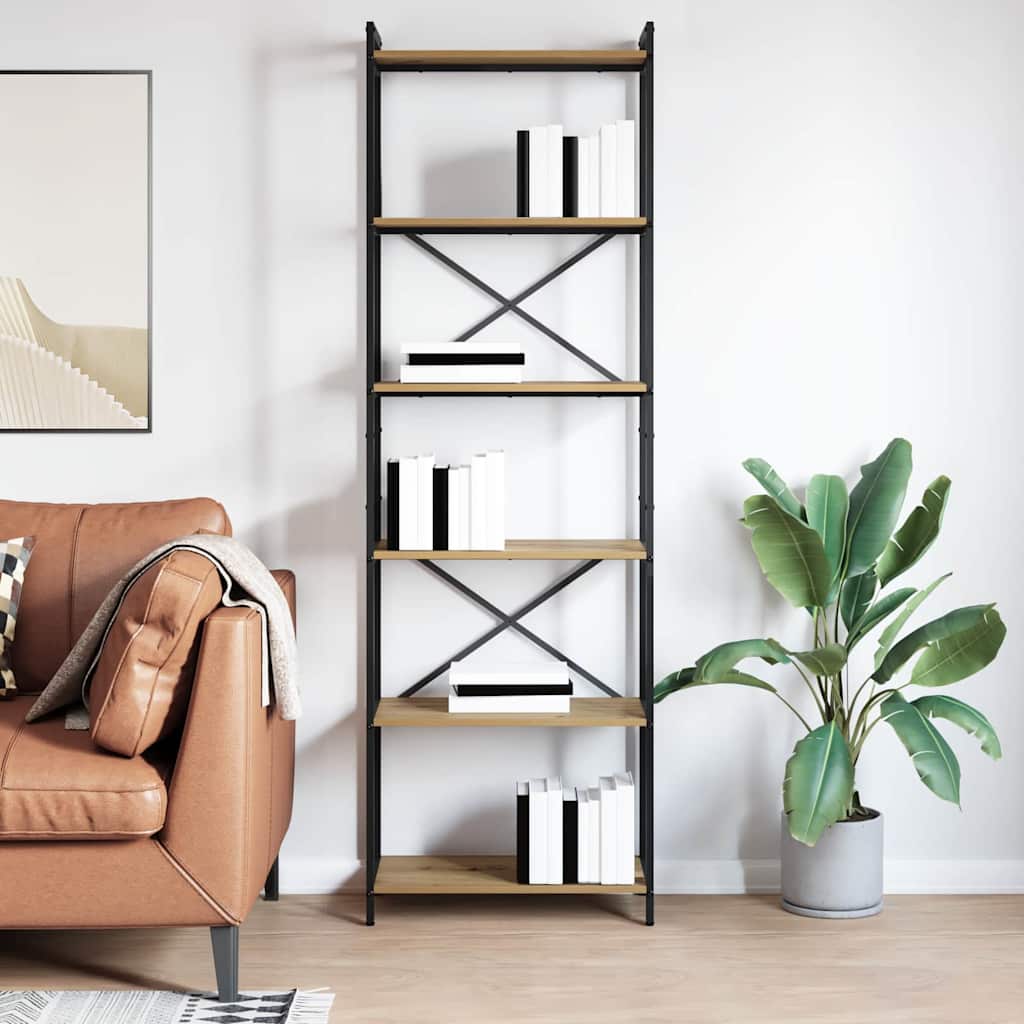 Ράφι Βιβλίων Artisan Oak 40 x 30 x 85 εκ Επεξεργασμένο ξύλο - Pakobazaar