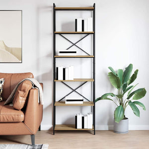 Ράφι Βιβλίων Artisan Oak 40 x 30 x 85 εκ Επεξεργασμένο ξύλο - Pakobazaar