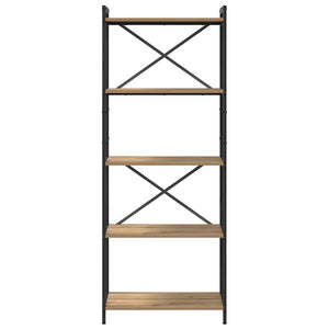 Ράφι Βιβλίων 60 x 30 x 155 εκ Επεξεργασμένο Ξύλο Artisan Oak