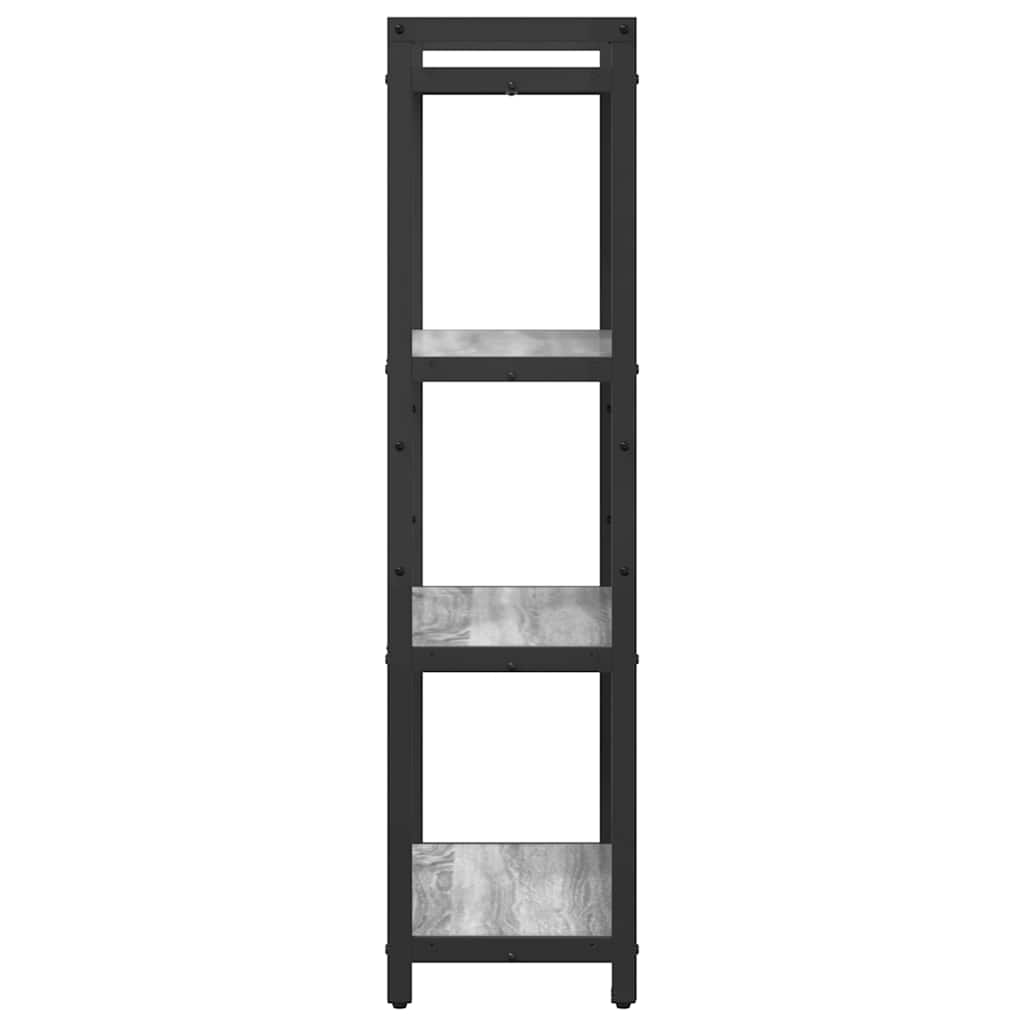 Ράφι Βιβλίων Γκρι sonoma 60 x 30 x 120 εκ Επεξεργασμένο ξύλο